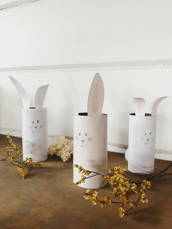 DIY | How to Make Toilet Paper Roll Easter Bunnies