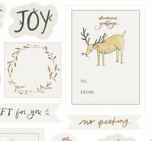 Printable Christmas Gift Tags | Forest