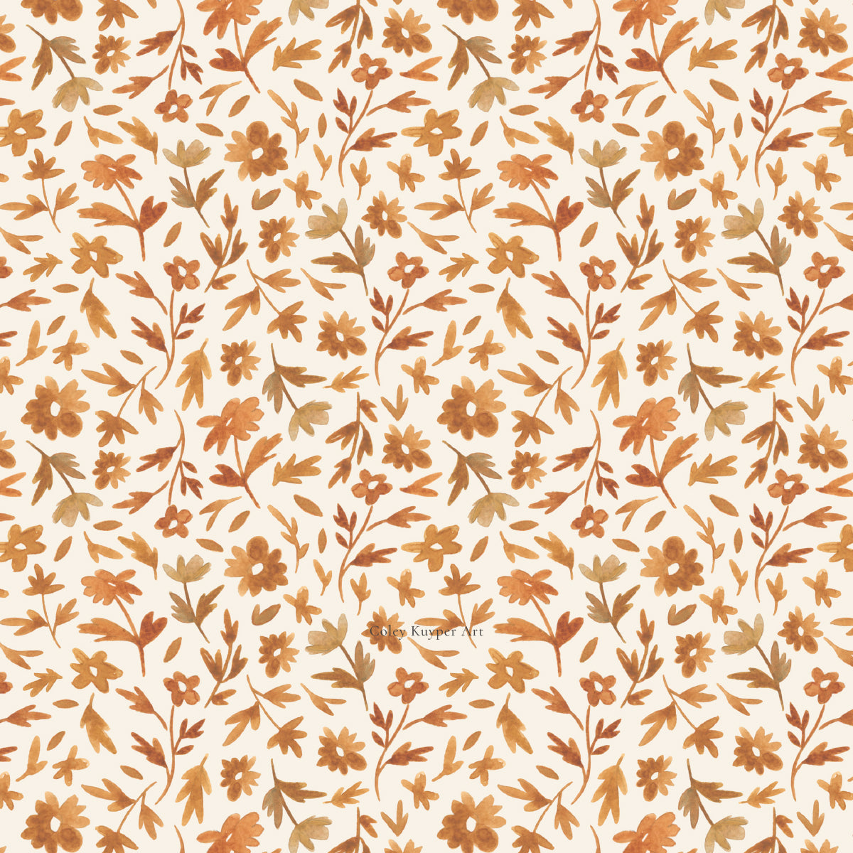 Autumnal Patterned Paper Bundle | Printable Painted Papers for Crafting and Creating | 4 pages