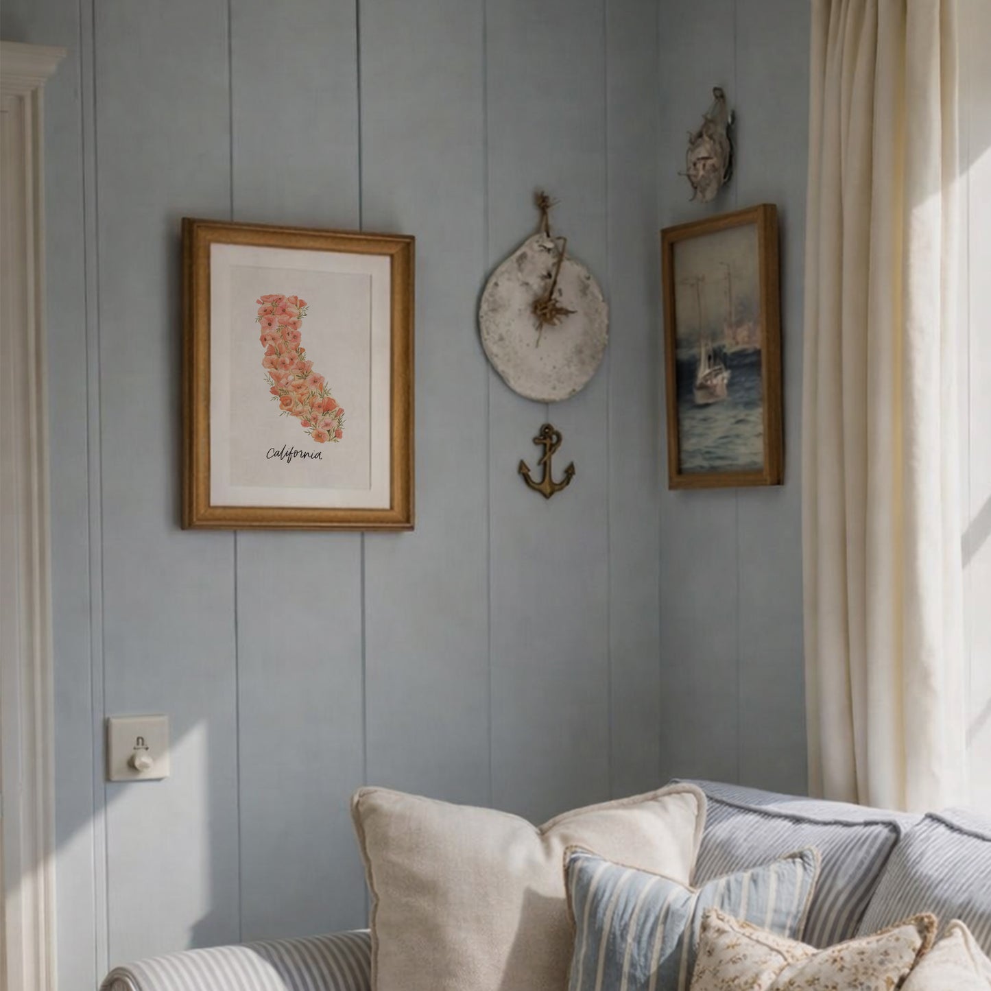 California State Flower Poppy | Watercolor Art Print