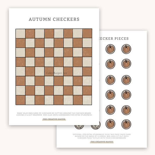 Fall Craft Bundle | Creative Paper Projects for Kids | 6 Pages Instant Download - Coley Kuyper Art