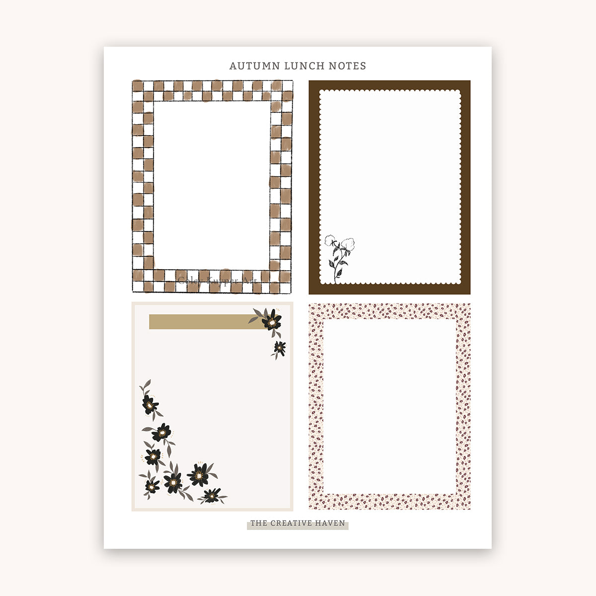 Fall Craft Bundle | Creative Paper Projects for Kids | 6 Pages Instant Download