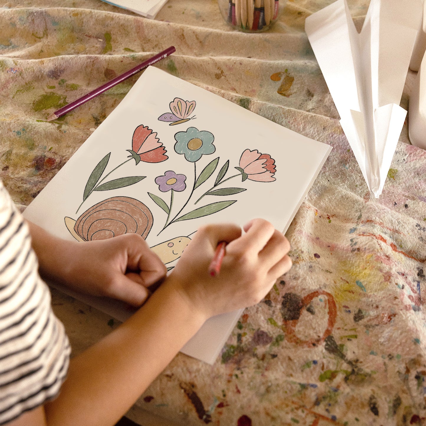 Garden Bugs Printable Coloring Page Bundle | 5 Pages Instant Download - Coley Kuyper Art