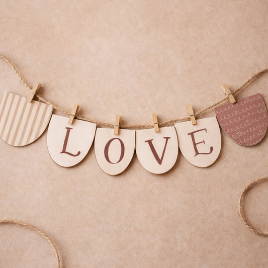 Valentine’s Day LOVE Garland Printable | Valentine Banner to Print