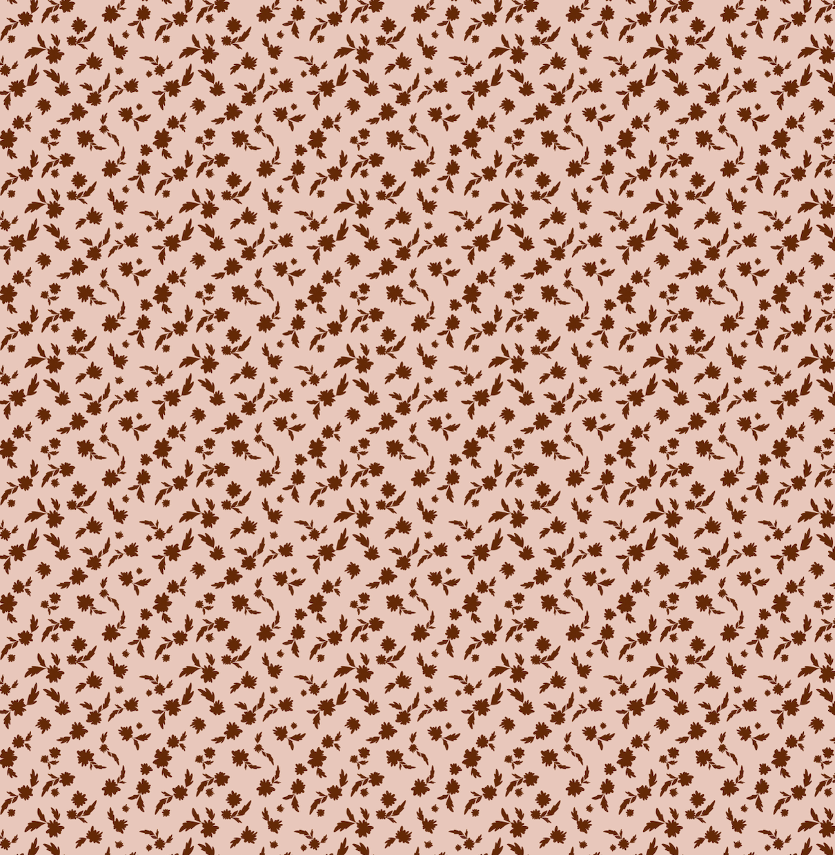 Tossed Christmas Florals Fabric Wrap Blush | 2 Pack