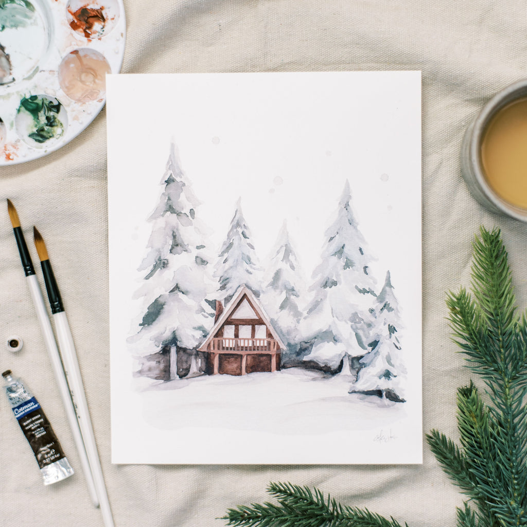 Cabin In The Woods - Coley Kuyper Art