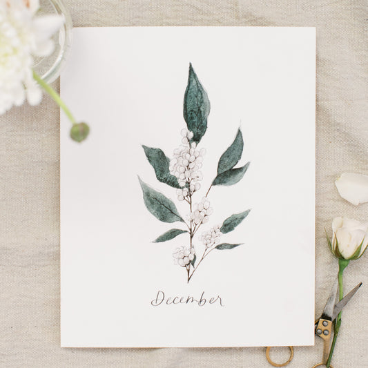 December Stems - Coley Kuyper Art