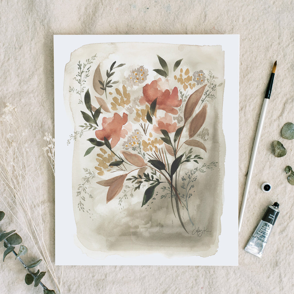 Gathered Blooms | Art Print - Coley Kuyper Art