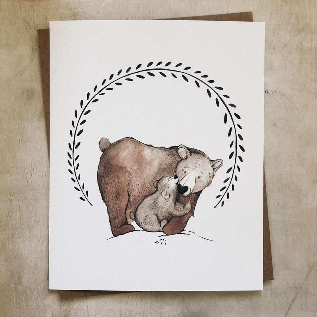 Bear mama & baby - Coley Kuyper Art