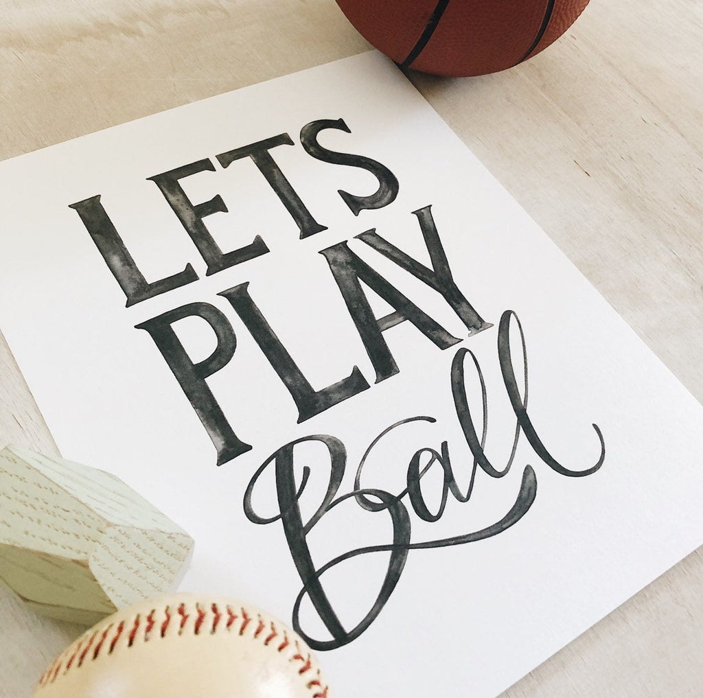 Lets Play Ball - Coley Kuyper Art