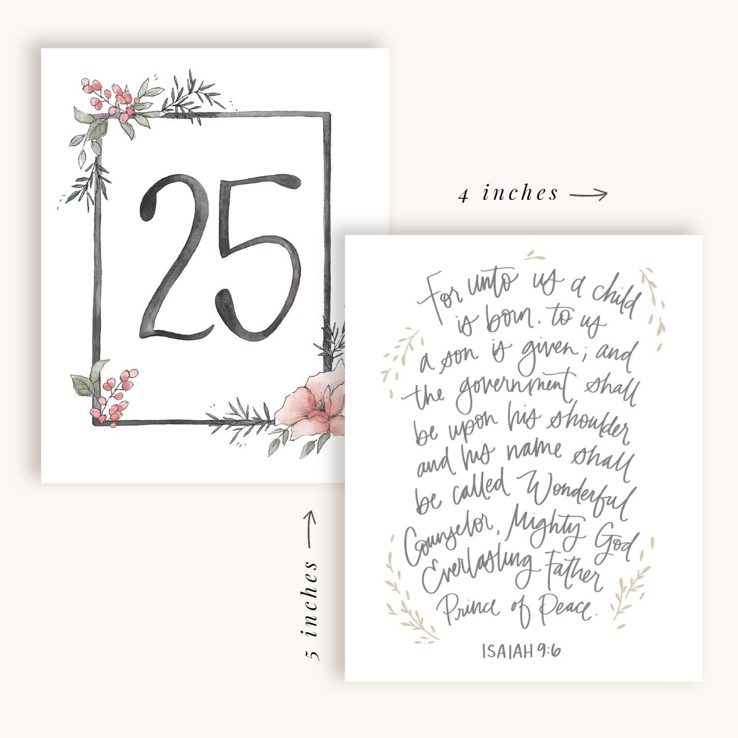 *PRE-ORDER Vintage Florals | Advent Calendar - Coley Kuyper Art