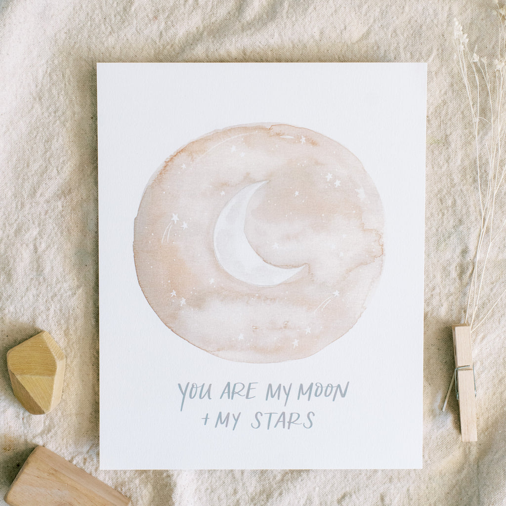 You Are My Moon - Coley Kuyper Art