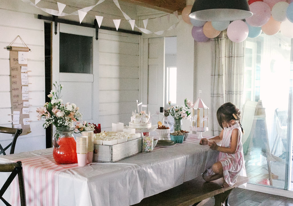 Sage's 5th Birthday | Mary Poppins Backyard Fair Party