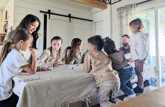 Meaningful Family Art for Valentines Day | Easy DIY Intentional Living