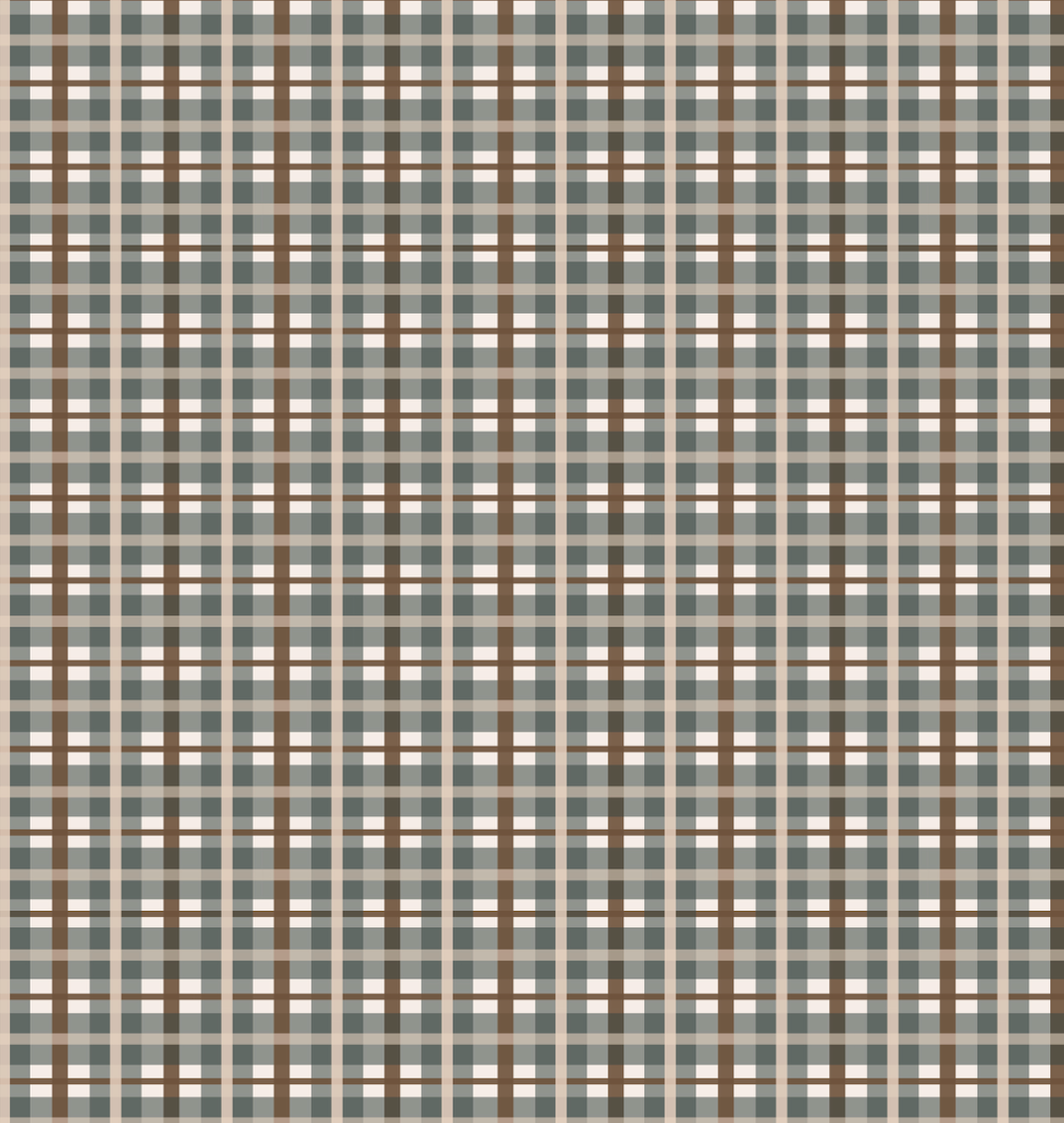 Autumn Plaid Fabric Wrap (2 Pack)