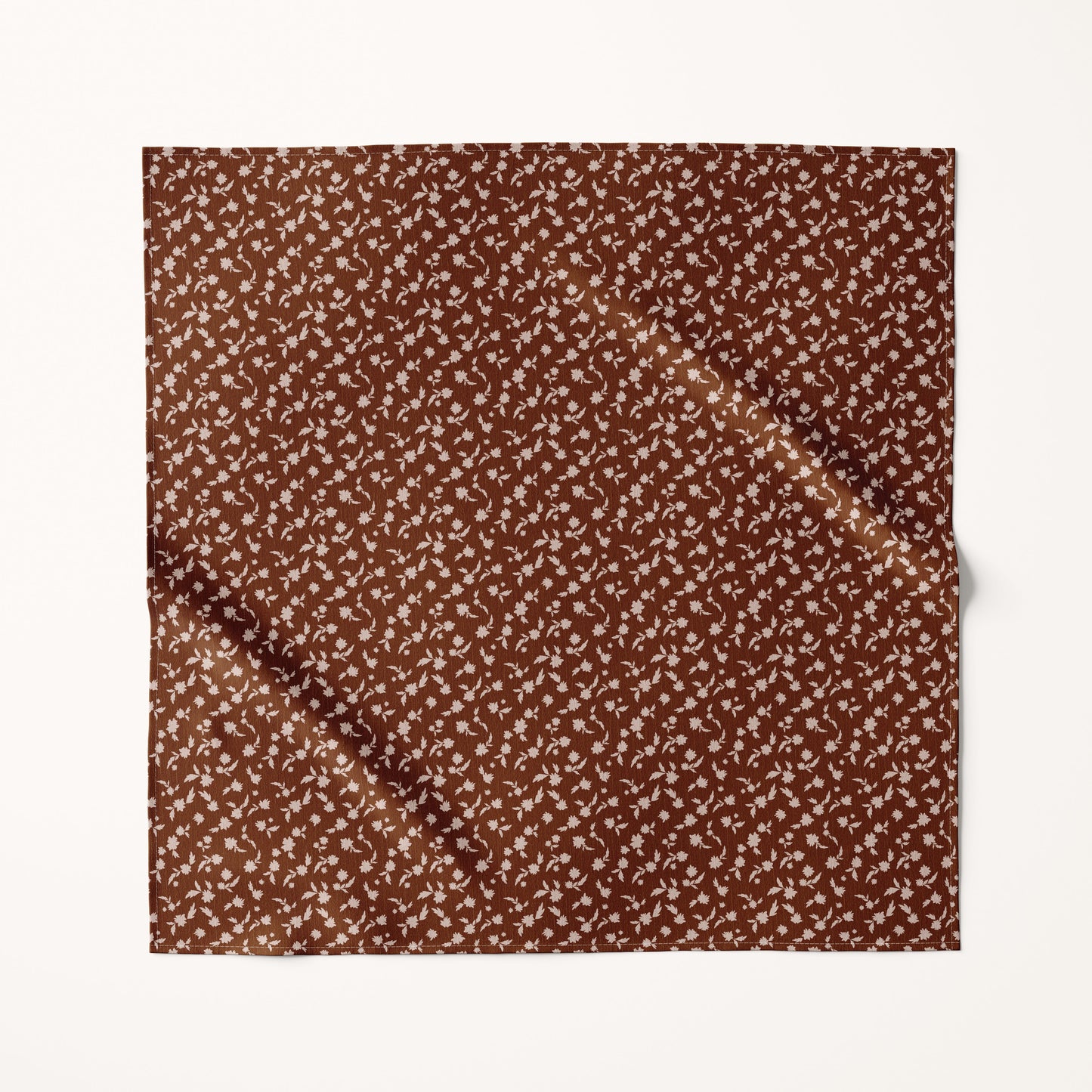 Christmas Tossed Florals Burgundy Fabric Wrap | 2 pack