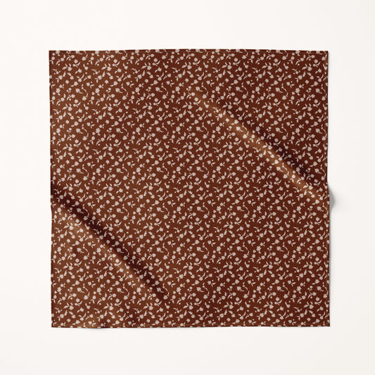 Christmas Tossed Florals Burgundy Fabric Wrap | 2 pack