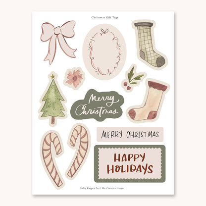 Printable Christmas Gift Tags | Jolly