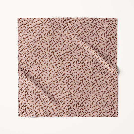 Tossed Christmas Florals Fabric Wrap Blush | 2 Pack