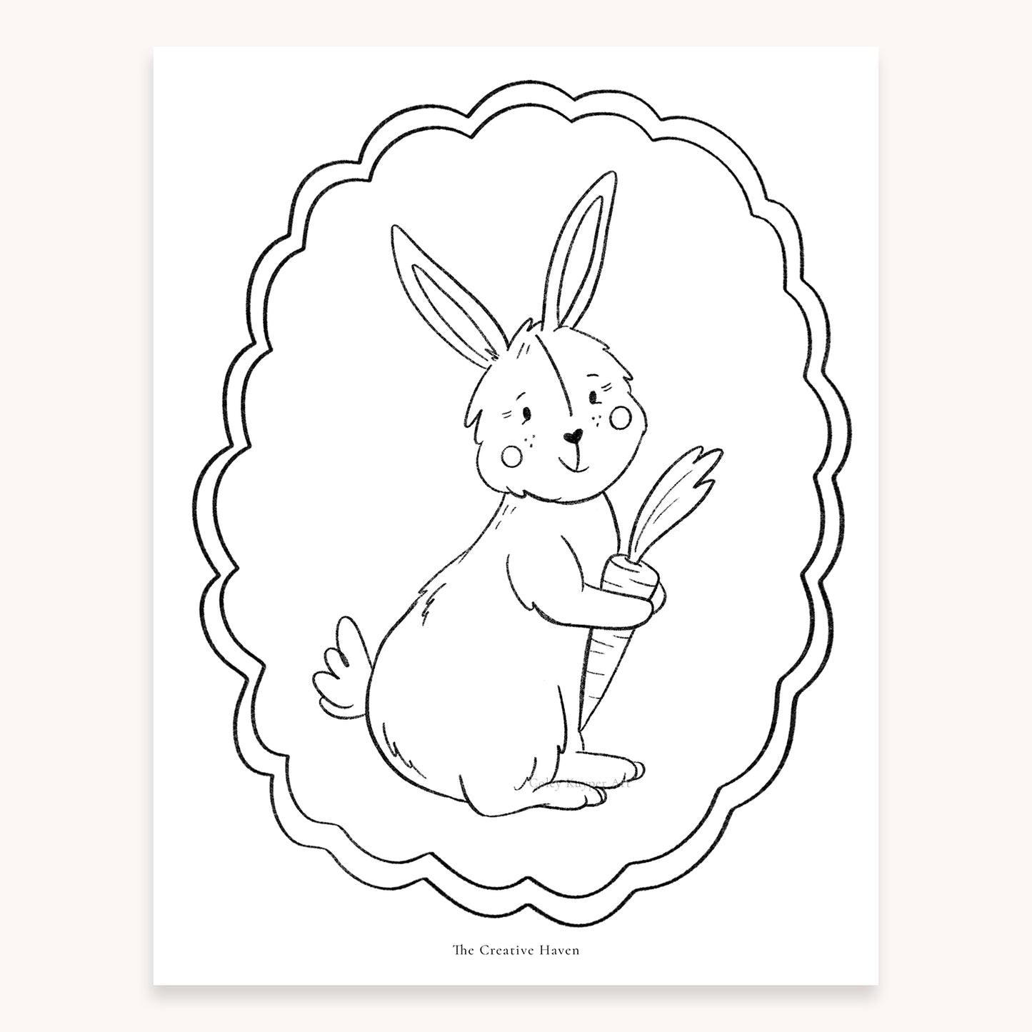 Springtime Easter Printable Coloring Page Bundle | 5 Pages Instant Download - Coley Kuyper Art