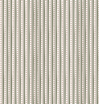 Christmas Stripes and Dots Fabric Wrap | 2 Pack