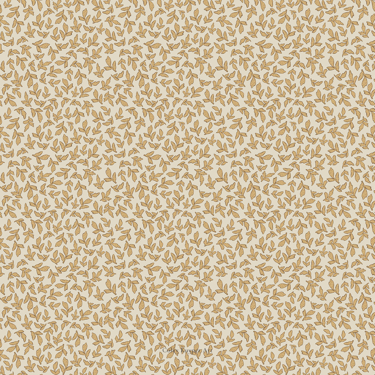 Golden Garden Patterned Paper Bundle | Printable Painted Papers for Crafting and Creating Christmas Magic | 4 pages Instant download