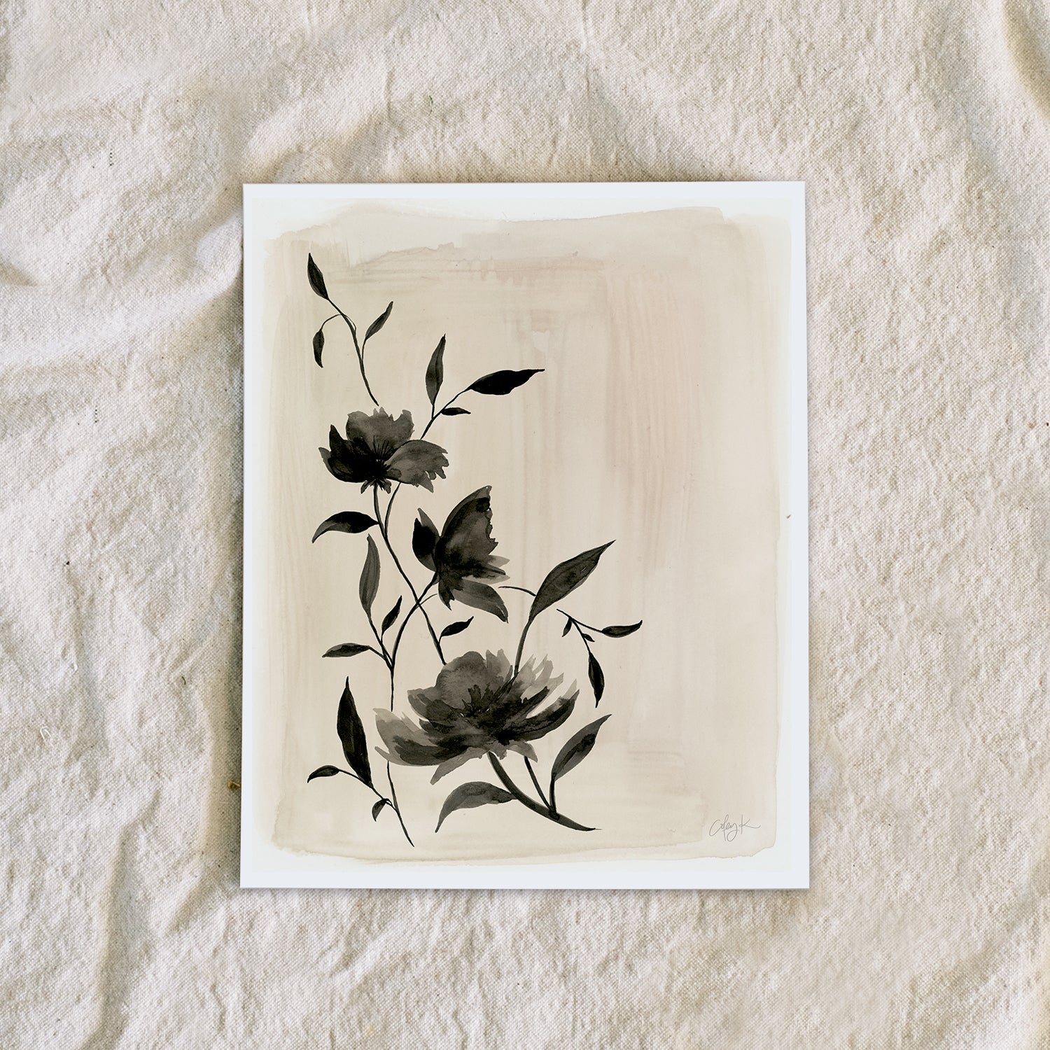 Midnight Florals | Art Print - Coley Kuyper Art