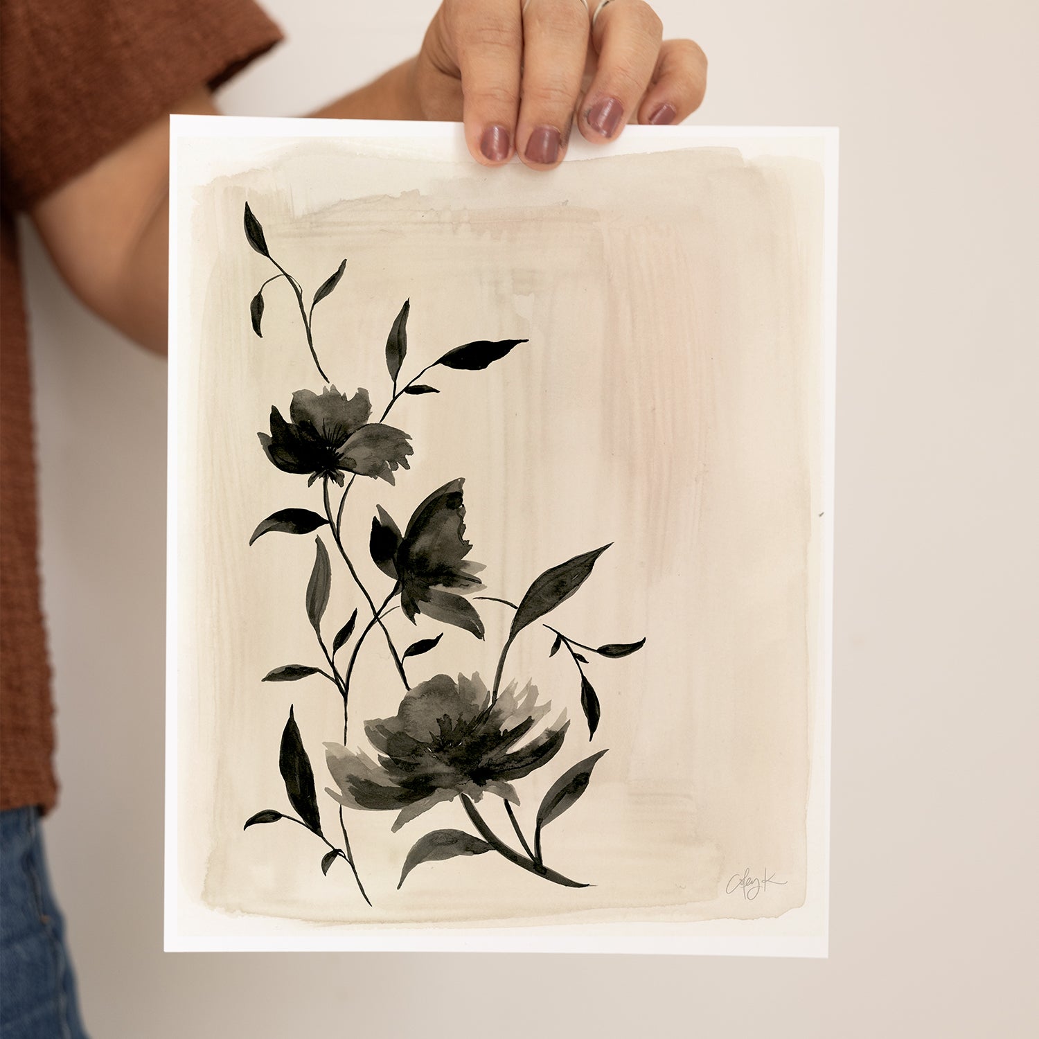Midnight Florals | Art Print - Coley Kuyper Art