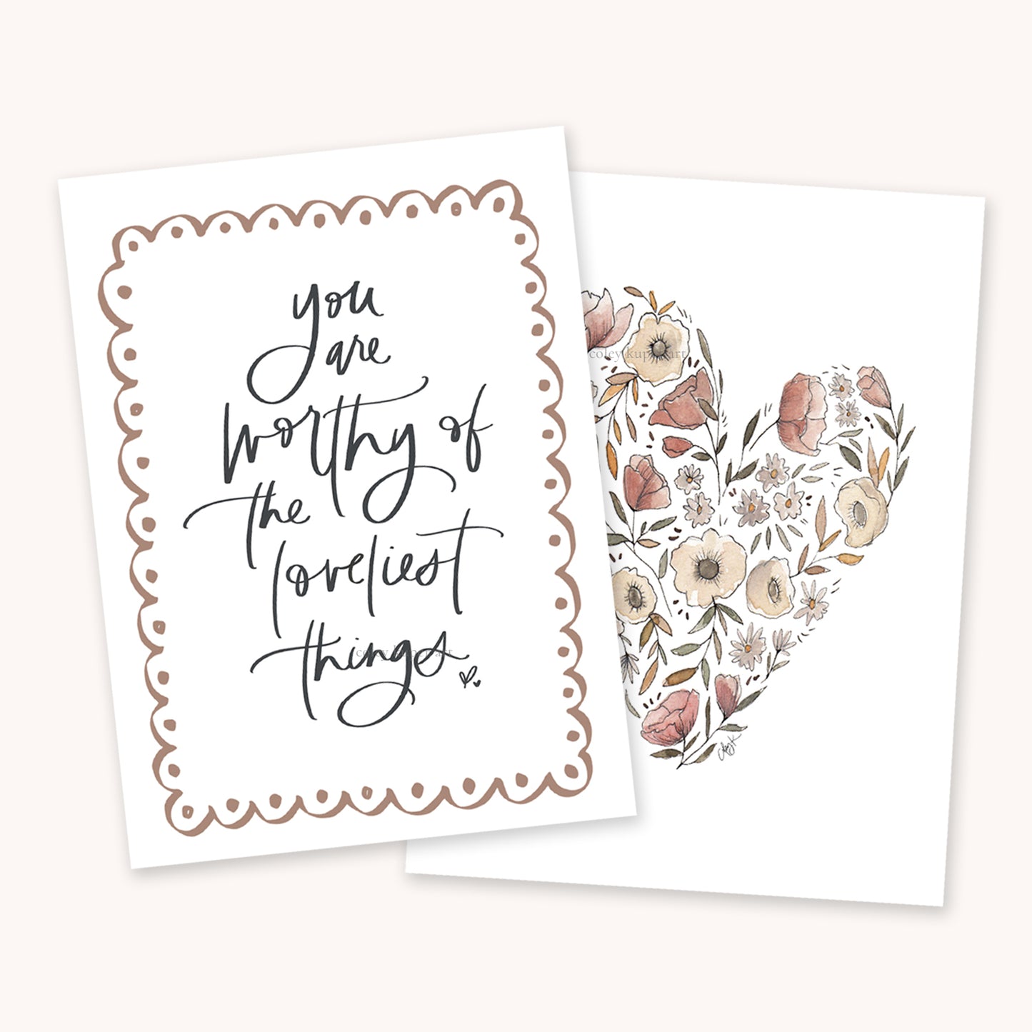 Mini Valentine’s Art Prints Bundle | Printable Valentine Wall Art (5×7)