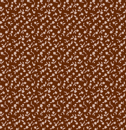 Christmas Tossed Florals Burgundy Fabric Wrap | 2 pack