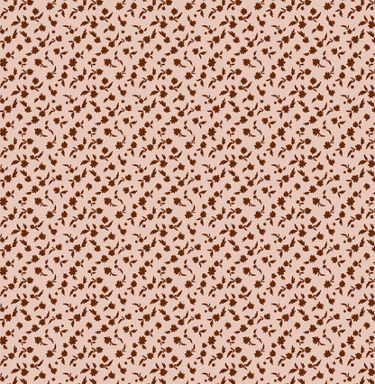 Tossed Christmas Florals Fabric Wrap Blush | 2 Pack