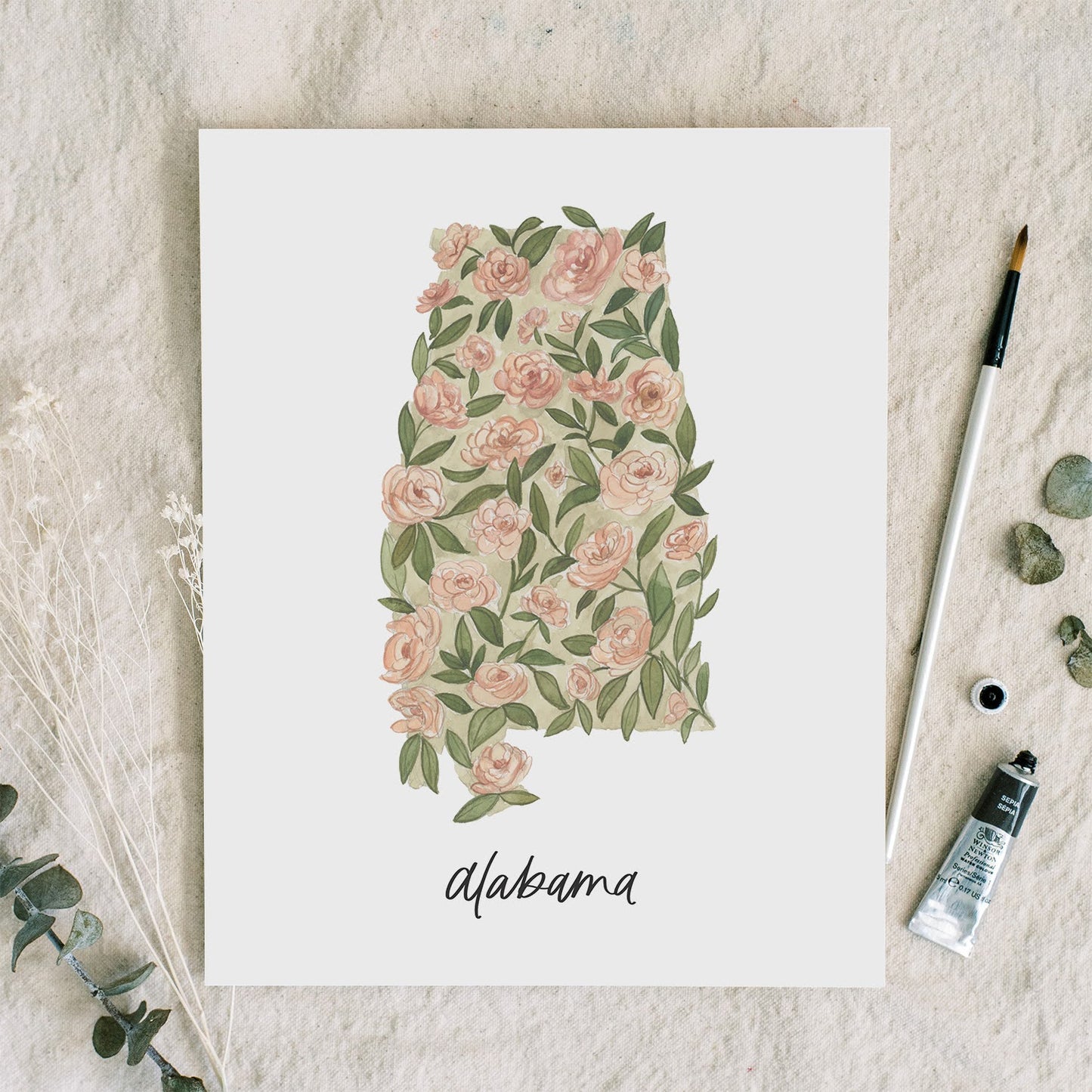 Alabama State Flower | Art Print - Coley Kuyper Art