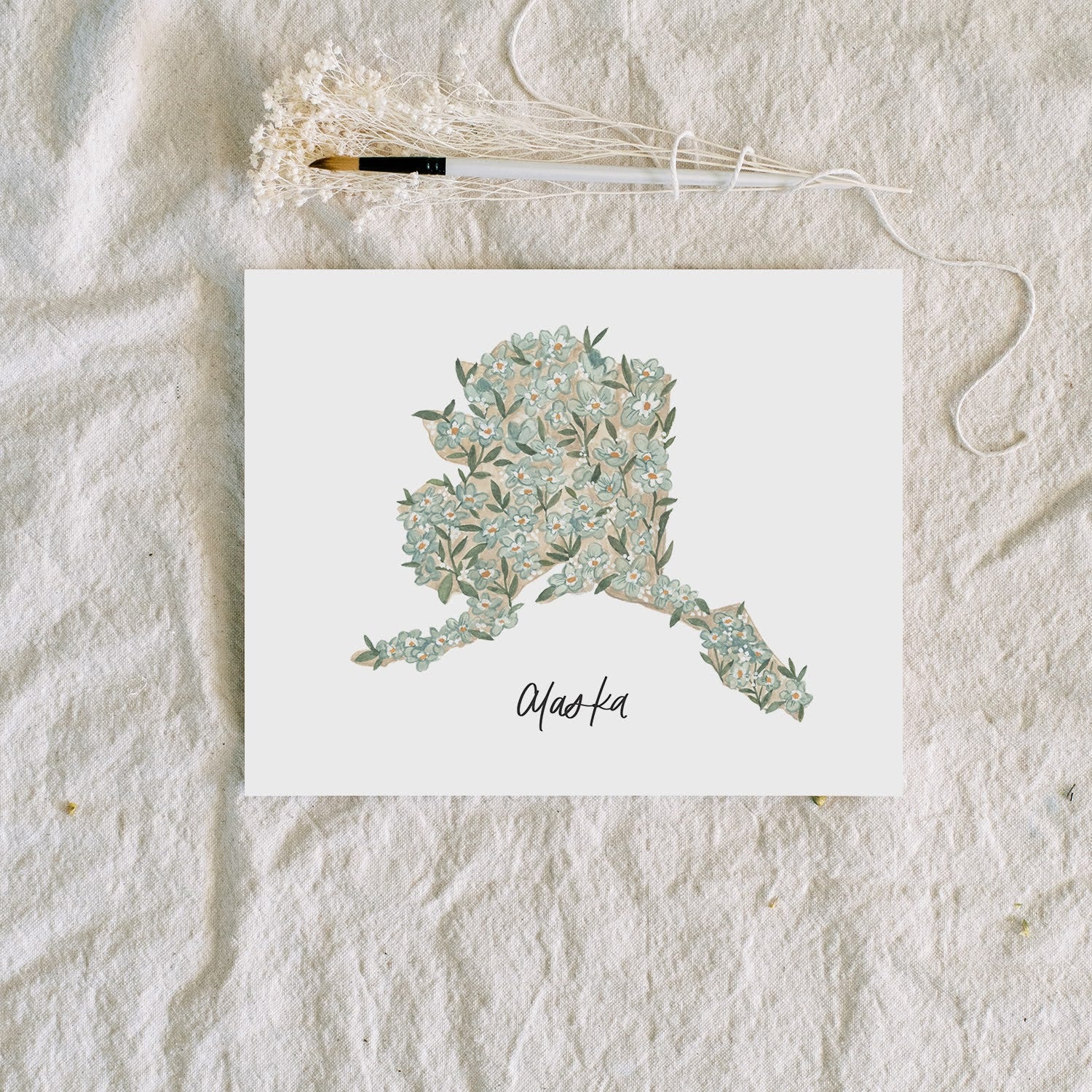 Alaska State Flower | Art Print - Coley Kuyper Art