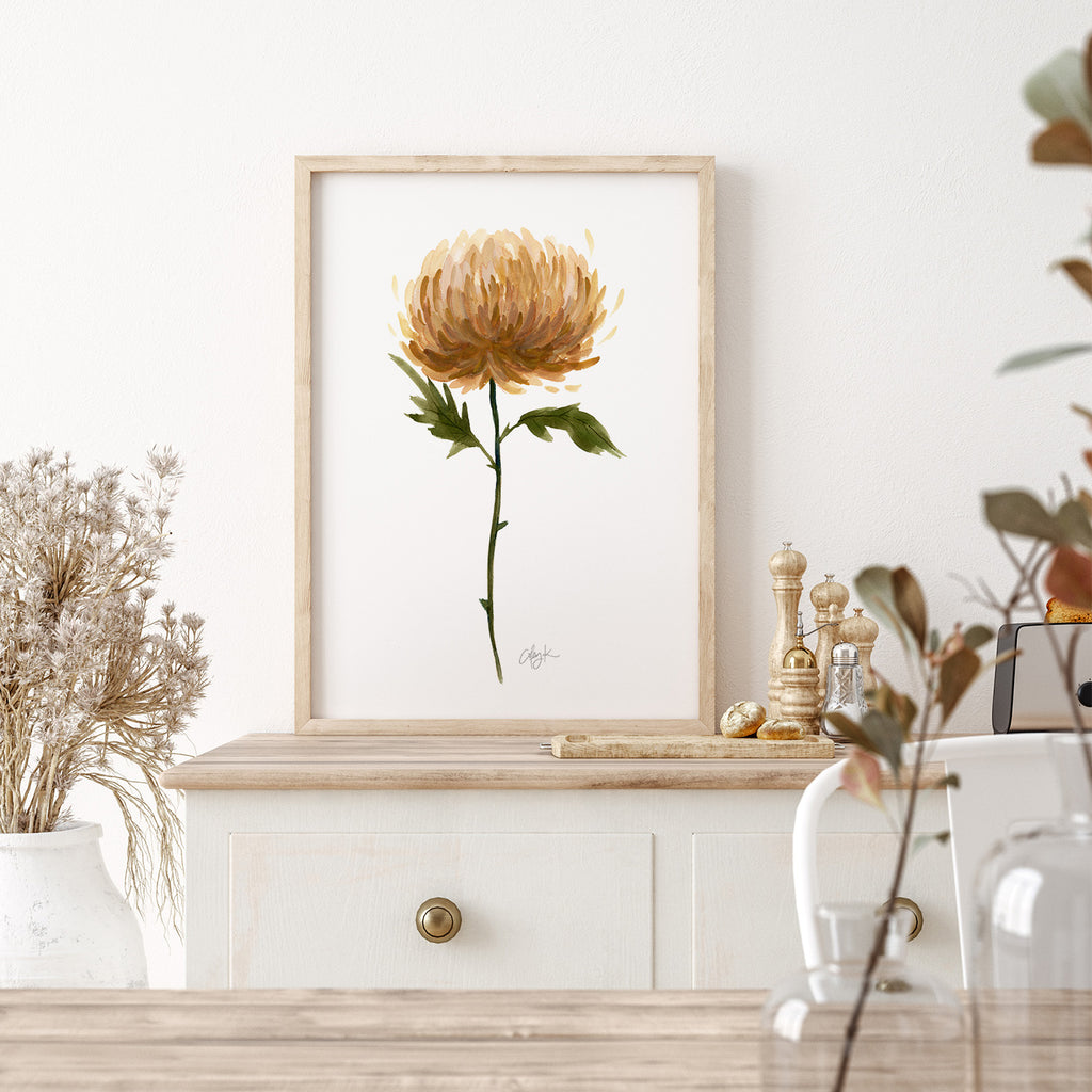 Chrysanthemum | Art Print - Coley Kuyper Art