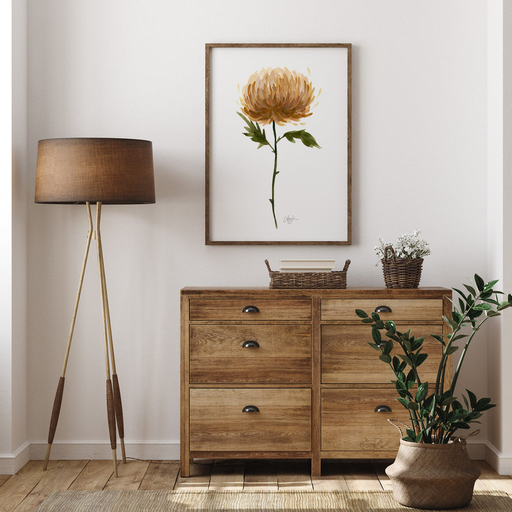 Chrysanthemum | Art Print - Coley Kuyper Art