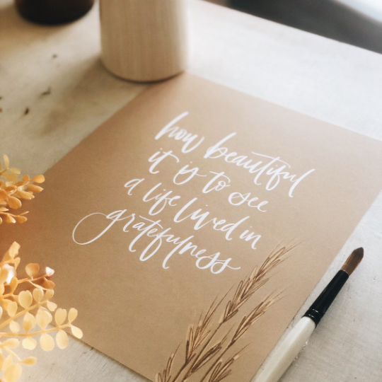 How Beautiful is a Life of Gratefulness - Coley Kuyper Art
