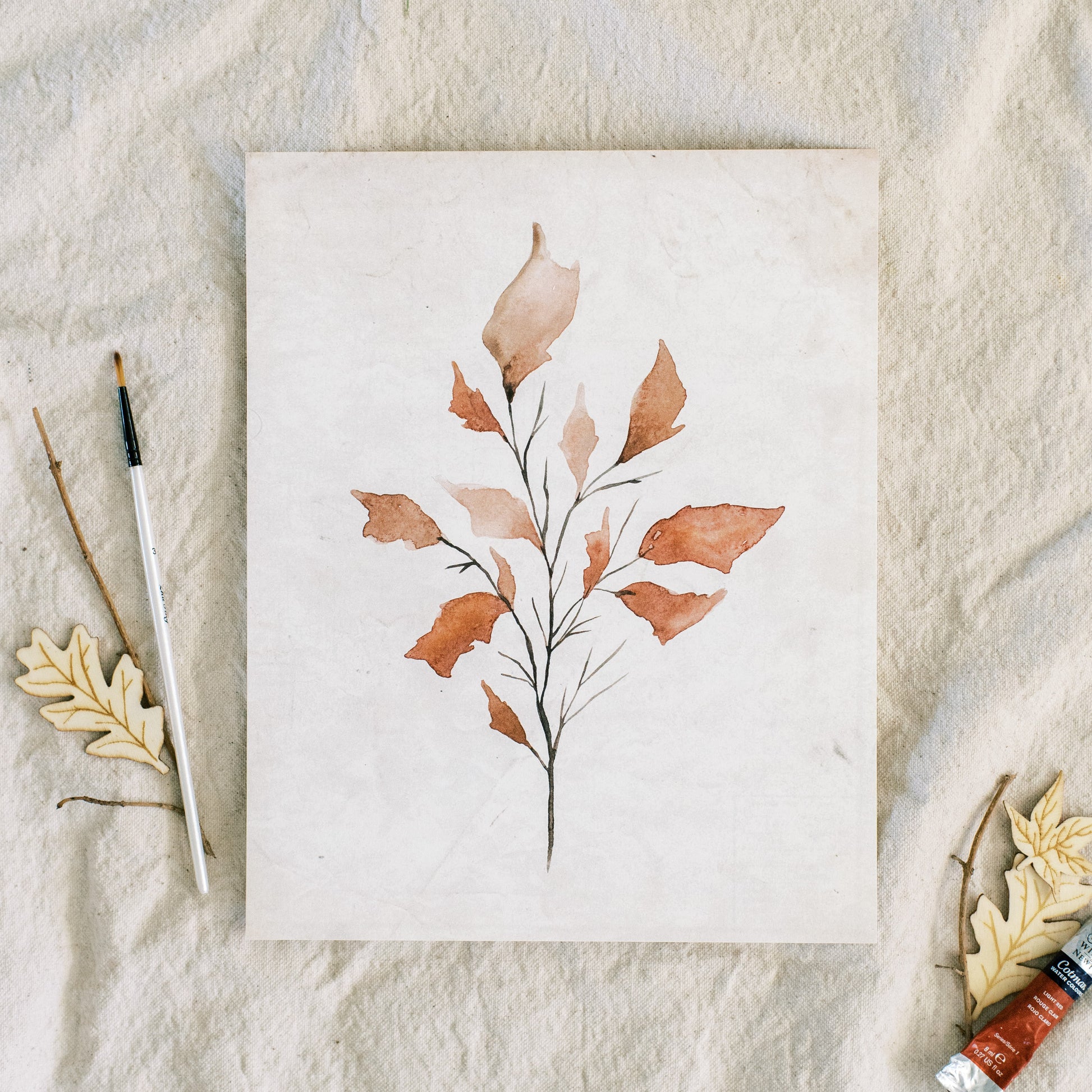 Fall Tree Branch - Coley Kuyper Art