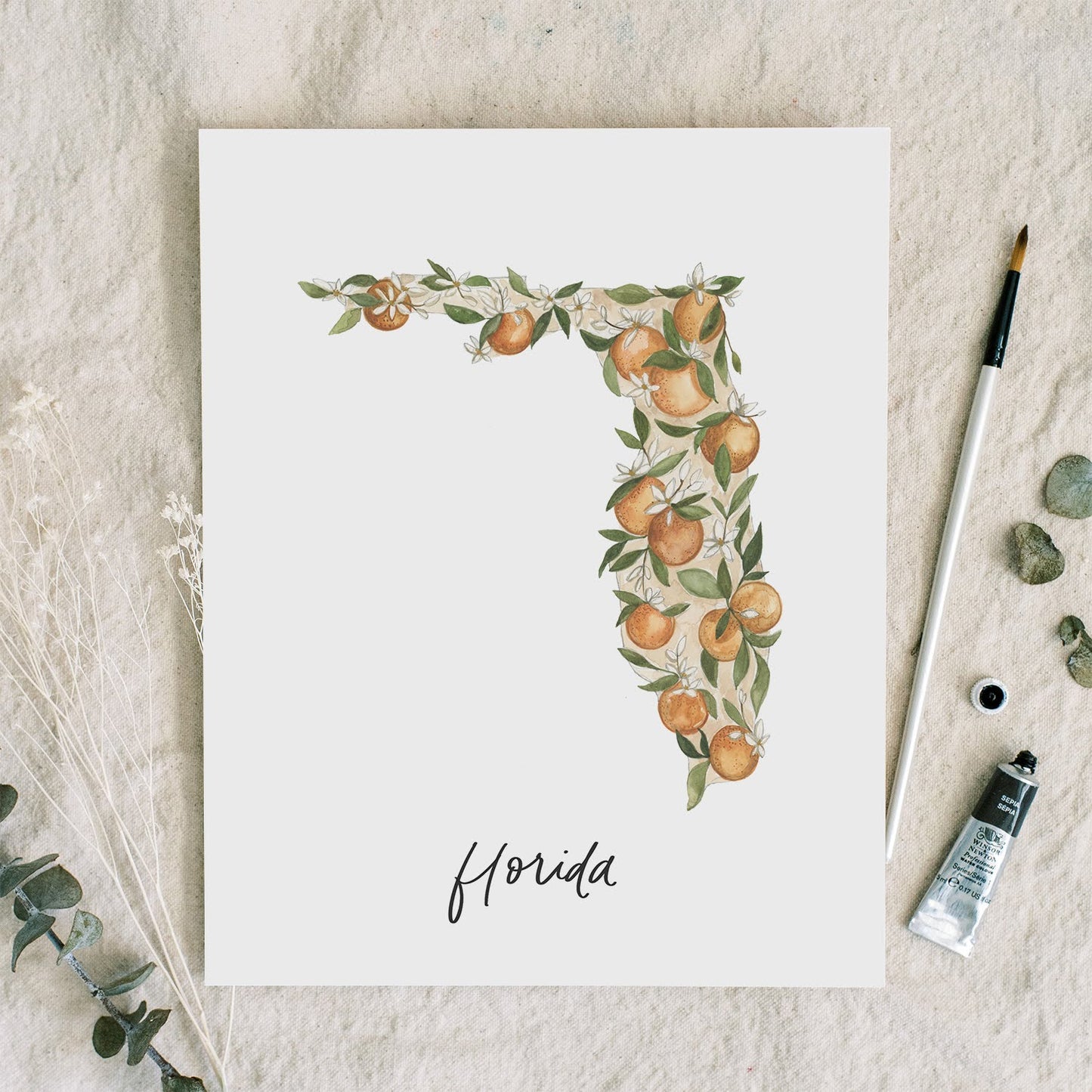 Florida State Flower | Art Print - Coley Kuyper Art