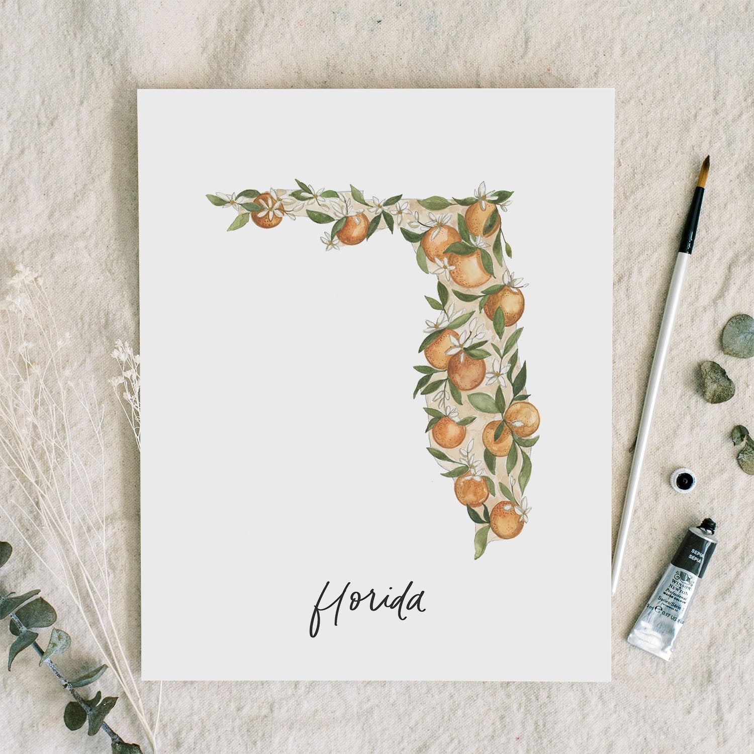 Florida State Flower | Art Print - Coley Kuyper Art