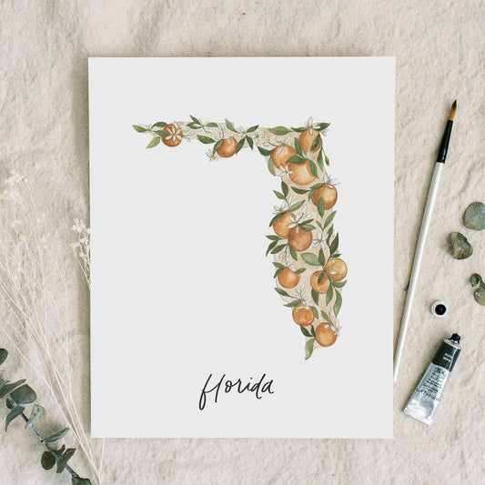 Florida State Flower | Art Print - Coley Kuyper Art