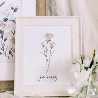 January Stems - Coley Kuyper Art