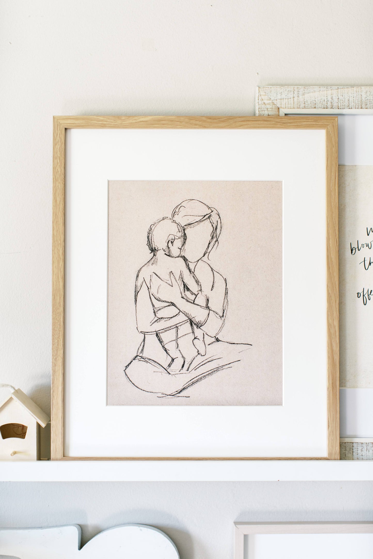 Line Drawing Mama no. 7 - Coley Kuyper Art