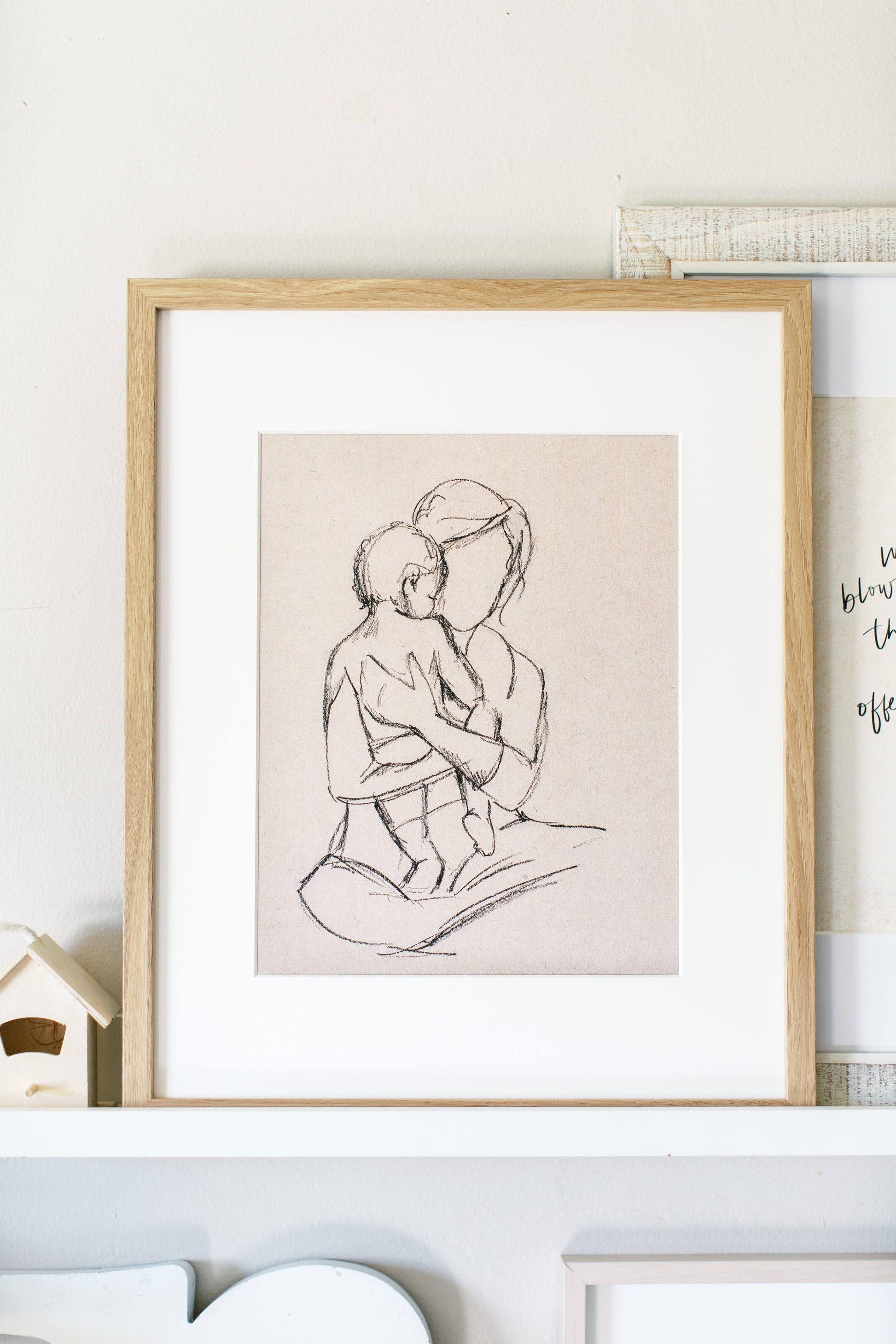 Line Drawing Mama no. 7 - Coley Kuyper Art