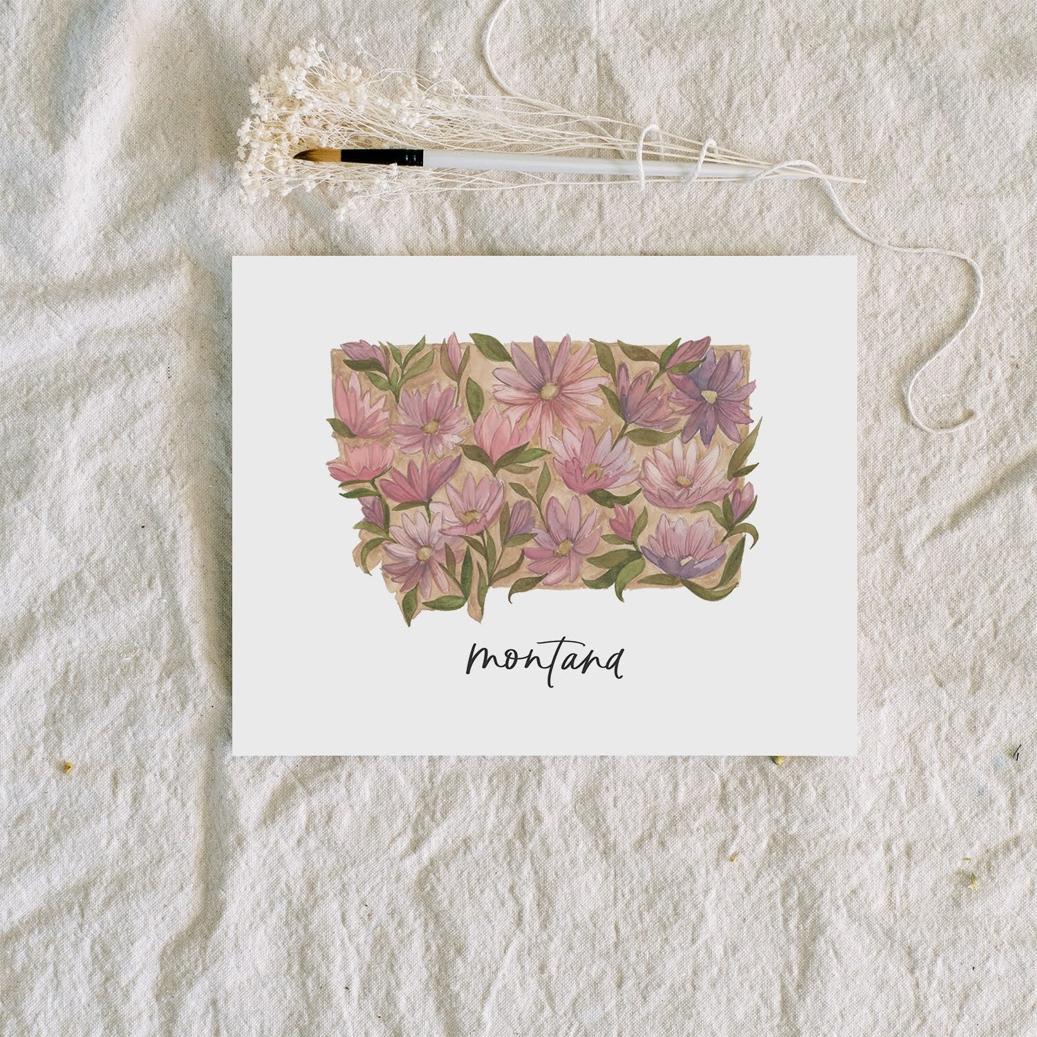 Montana State Flower | Art Print - Coley Kuyper Art