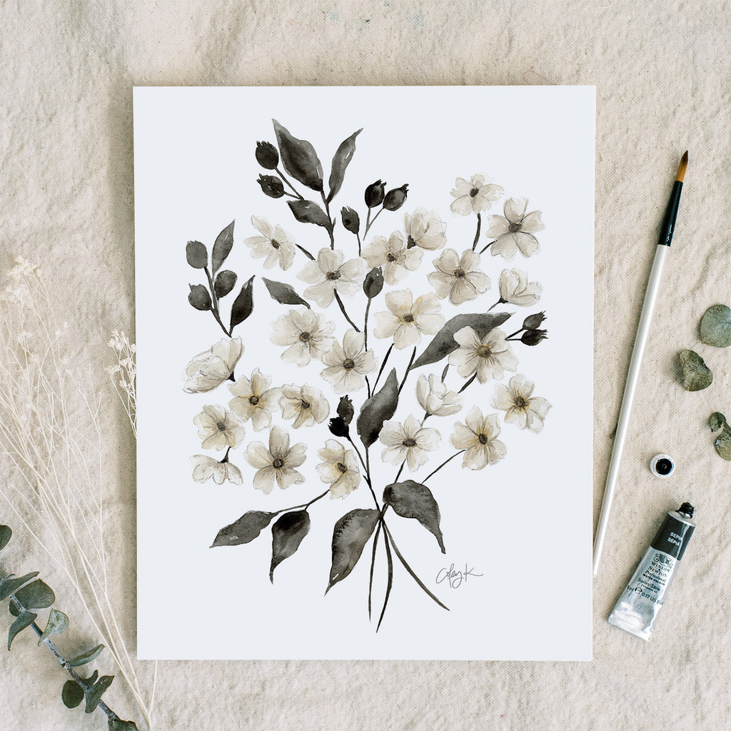 Primrose Bouquet | Art Print - Coley Kuyper Art