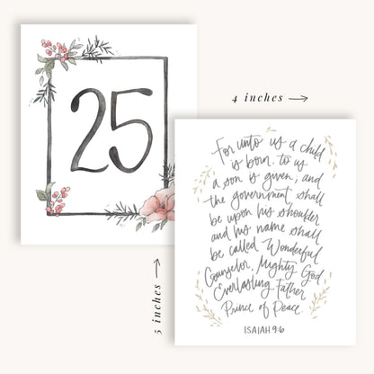 *PRE-ORDER Vintage Florals | Advent Calendar - Coley Kuyper Art