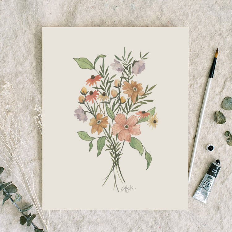 Wildflower Picks | Art Print - Coley Kuyper Art