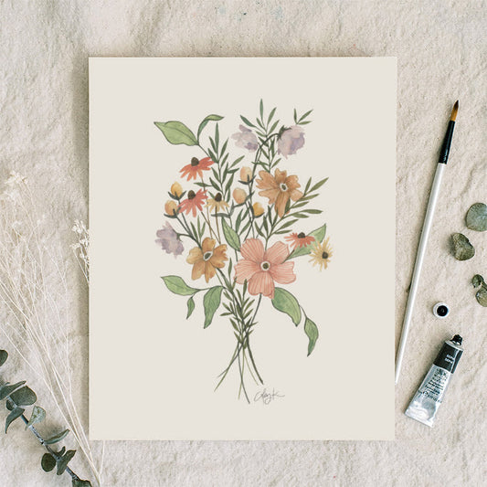 Wildflower Picks | Art Print - Coley Kuyper Art